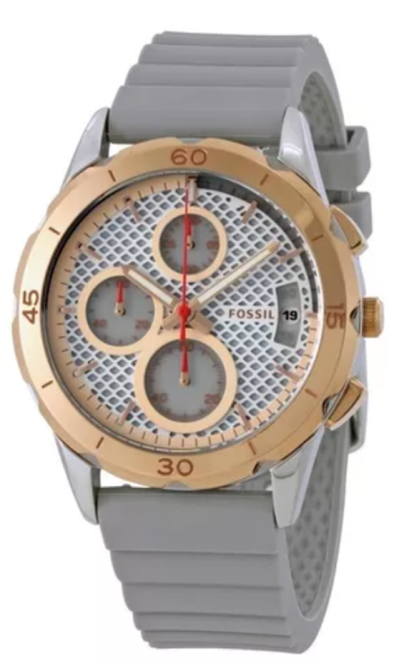 Pasek do zegarka Fossil ES4042 Krzem Szary 20mm